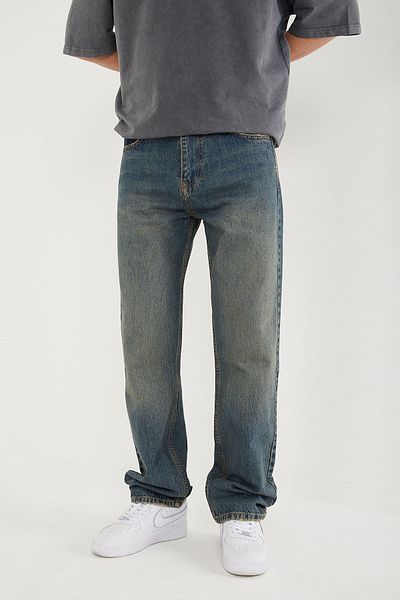 DİFRANSEL Green Baggy Antique Model Loose Cut Trousers