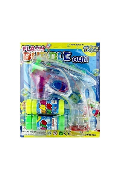 Genel Markalar Flash Bubble Gun Pilli Sesli Işıklı Müzikli Köpük Atan Tabanca