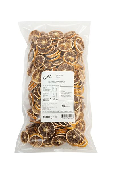 DİETTA FOOD KURUTULMUŞ LİMON DİLİMLERİ 1 KG