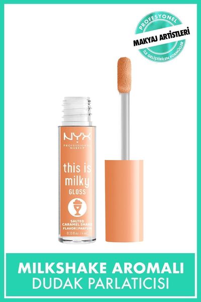 NYX Professional Makeup This Is Milky Gloss Dudak Parlatıcısı - Salted Carame...
