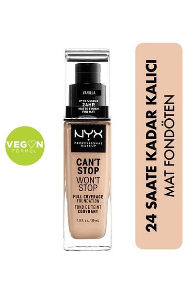 NYX Professional Makeup Vanilla - Can'T Stop Won'T Stop Foundation