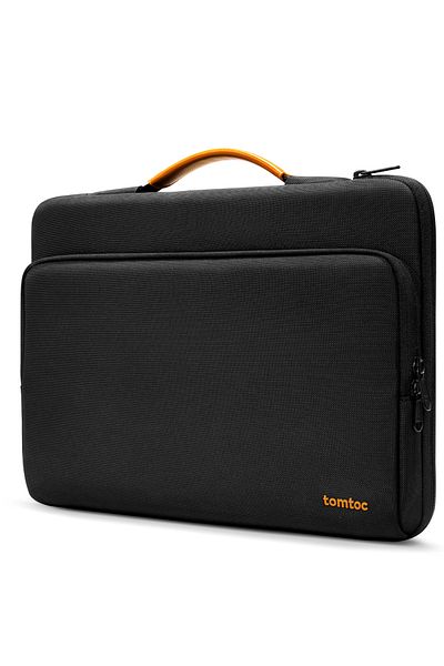 Tomtoc حقيبة كمبيوتر محمول سوداء مقاس 13.5 - 14.5 بوصة من Defender A14 - A14d3d1