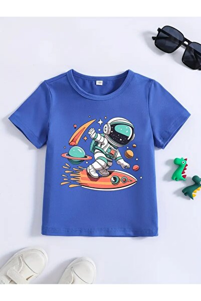 DAXİS Sportwear Company Boys and Girls - Printed Crew NecK T-shirt