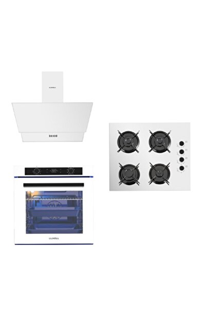 Luxell Plus Beyaz Ankastre Set