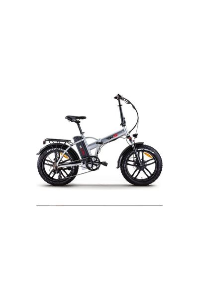RKS Rsııı Pro x Elektrikli Bisiklet Katlanır 20 Jant Md GRİ SİLVER