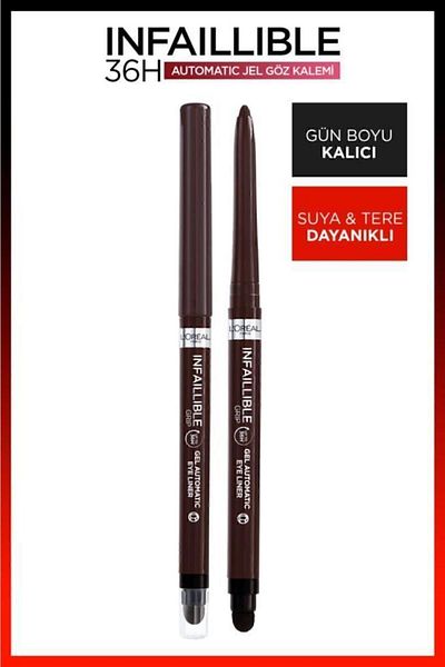L'Oreal Paris Infaillible Automatischer Gel-Augenstift – Braun