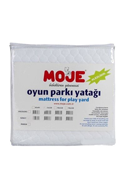Moje Oyun Parkı Yatağı Micro Beyaz Sünger / 70*120*5