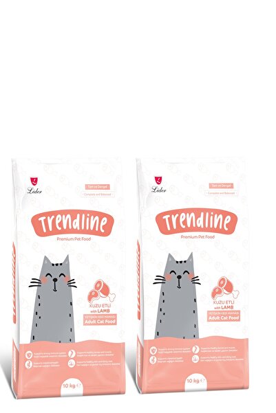 Trendline Kuzulu Yetişkin Kedi Maması 10 kg (2 Adet)