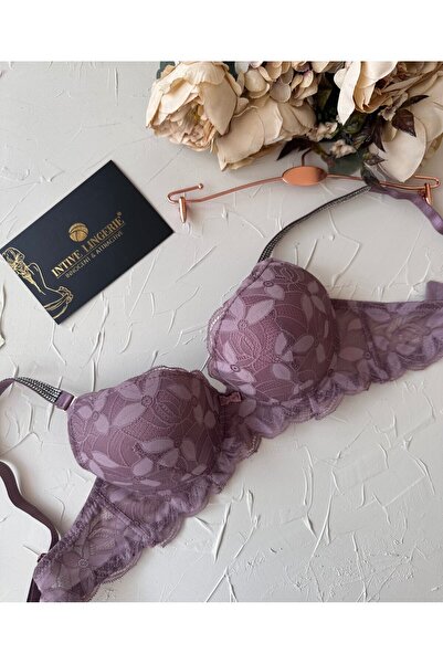 İntive Lingerie Sutien importat Jasmine B-C Cup - Detaliu cu piatră strălucit...