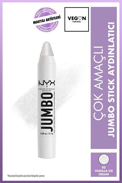 NYX Professional Makeup Jumbo Face Stick |   Multi-Purpose Stick Illuminator - Vanilla Ice Cream