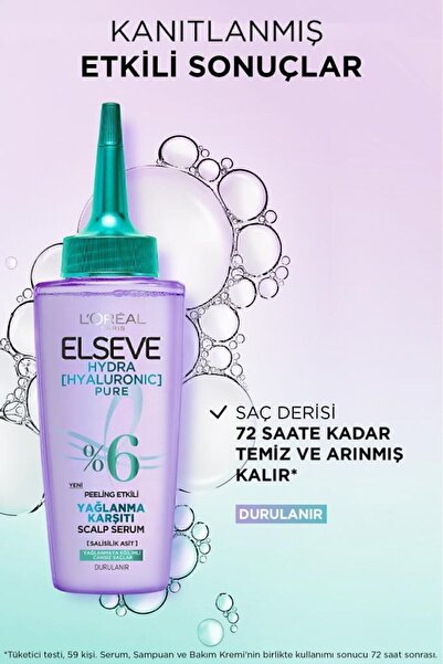ELSEVE Hydra Pure Salisilik Asit içeren Yağlanma Karşıtı Arındırıcı 3'lü Bakım Seti
