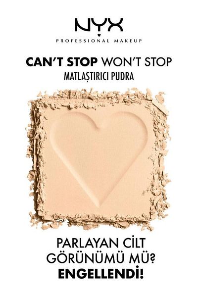 NYX Professional Makeup Mattifying Powder - Can'T Stop Won'T Stop Light