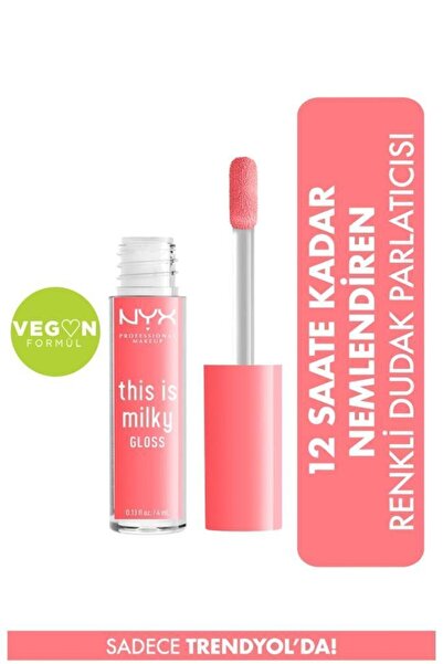 NYX Professional Makeup Thıs Is Milky Gloss Dudak Parlatıcısı Moo-dy Peach
