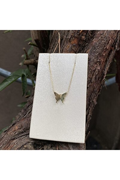 DİLEK KUYUMCULUK Kelebek altın kolye