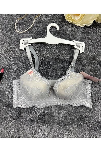 İntive Lingerie Σουτιέν κορυφαίας ποιότητας με δαντέλα C Cup Push-up 3 στάδια