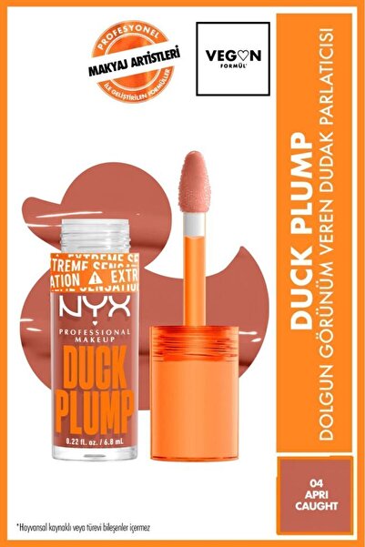 NYX Professional Makeup Duck Plump Dolgun Görünüm Veren Dudak Parlatıcısı - 0...