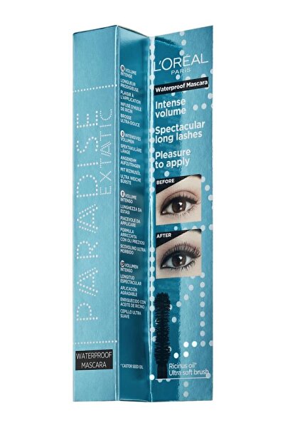 L'Oreal Paris L'oréal Paris Paradise wasserfeste schwarze Mascara