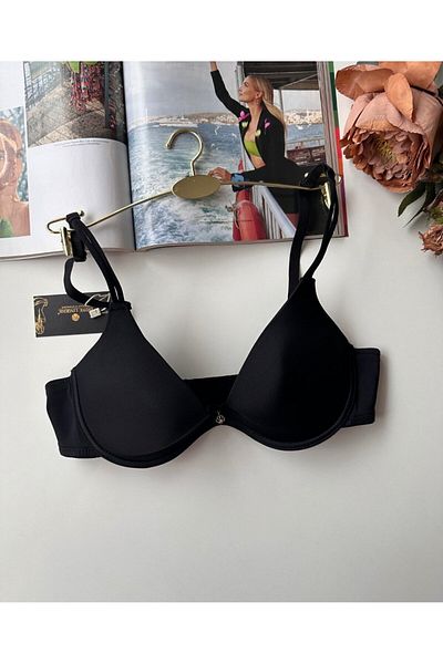 İntive Lingerie Μαύρο Σουτιέν χωρίς στήριγμα με κύπελλο για ρούχα με χαμηλό κοπέλα