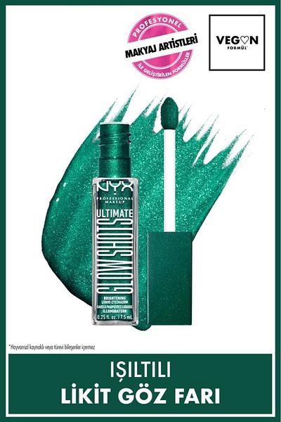 NYX Professional Makeup 22 Watermelon Wealth Ultimate Glow Shots Shimmering Liquid Eyeshadow