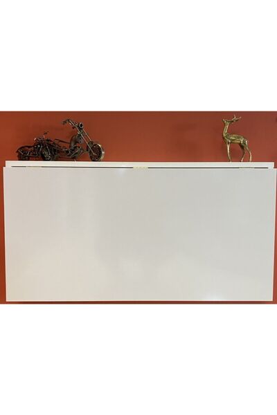 Tuliplife Duvara Monteli Raflı Katlanır Portatif Açılır Kapanır Masa (BEYAZ) ...