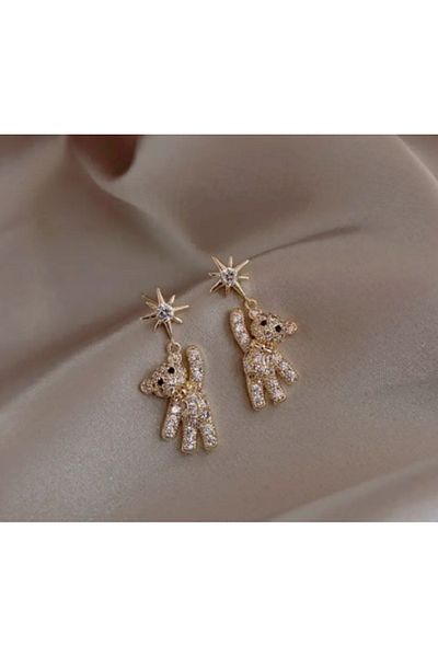 Tahtakale Cute and Teddy Bear Earrings