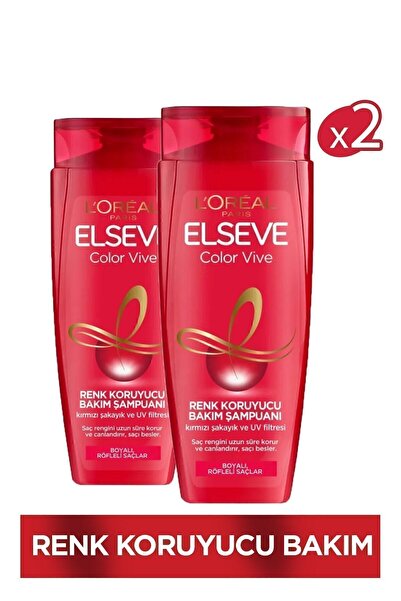 ELSEVE L'oréal Paris Colorvive Renk Koruyucu Bakım Şampuanı 450 Ml 2 Adet