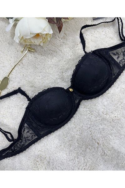 İntive Lingerie Σουτιέν Le Jardin Charlotte Silicone Guipure Lace -7001