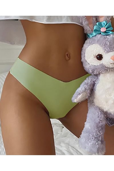 İntive Lingerie Women's Daily Use 100% Original Laser Quality V Cut Panties/Slips -2811