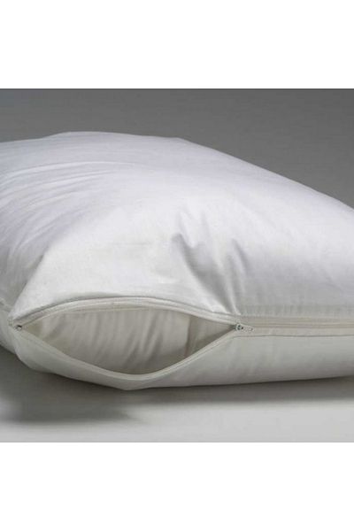 intoku Set de 2 saltele de pernă din microfibră rezistente la lichide - 50x70 cm de protecție cu fermoar