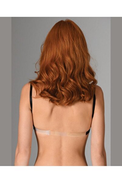 İntive Lingerie حمالة صدر NBB شفافة شبه مدعومة بدون حمالات لملابس منخفضة الظهر (احصل على مقاس واحد كبير)