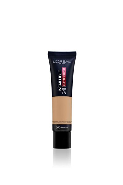L'Oreal Paris L'oréal Paris Infaillible 24h Matte Cover Yüksek Kapatıcı Fondö...