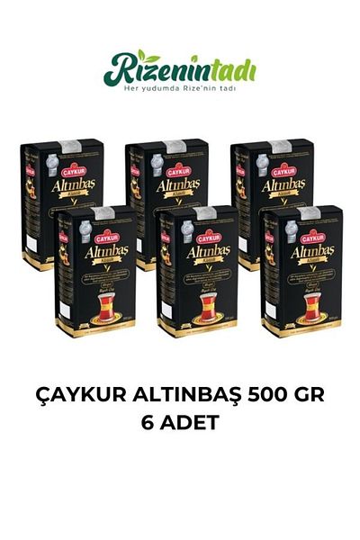 Çaykur ALTINBAŞ TEA 500 GR - 6 Pieces