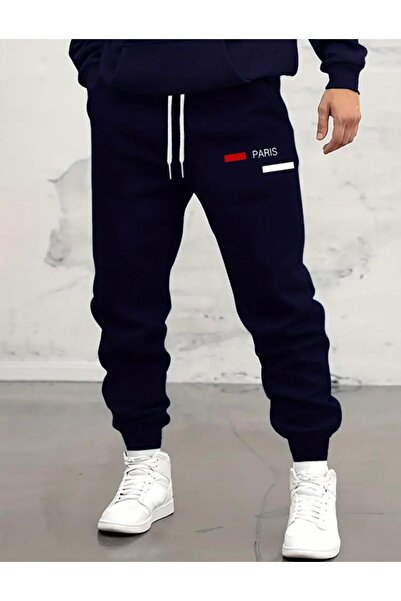 CAST COLLECTİON Ανδρική φόρμα σε μπλε ναυτικό χρώμα με ρίγες Paris