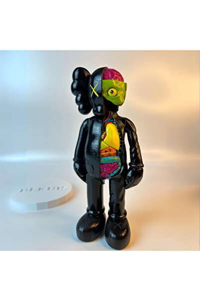 FEEL 3d Kaws Zombie Figür 30 Cm Renkli