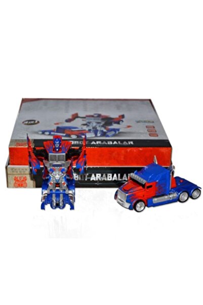 Genel Markalar Optimus Prime Transformers Tek Tuşla Robota Dönüşen Araba