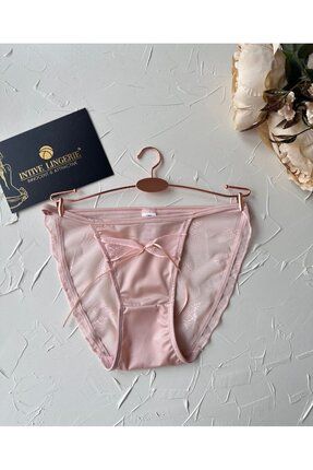 Intive Lingerie Lucia Japon Style Arkasi Tul Saten Kurdele Detayli Cheeky Kulot Slip 2858 Fiyat Yorumlar Trendyol