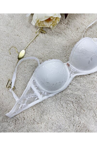 İntive Lingerie Le Jardin Charlotte Silicone Guipure Lace Bra -7001