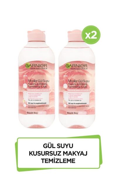 Garnier 2'li Micellar Gül Suyu Kusursuz Makyaj Temizleme & Işıltı 400 ml