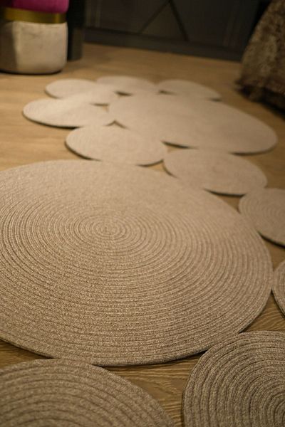 CARPELLA HOME Modern,Wicker /JutePatterned, Decorative, Rug