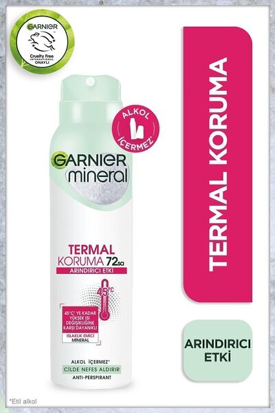 Garnier 5'li Garnier Mineral Termal Koruma Sprey Deodorant Seti