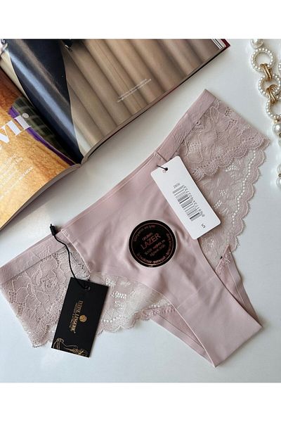 İntive Lingerie Quality Original Laser Cut Spandex Invisible Lace Slip / Thong - 2800
