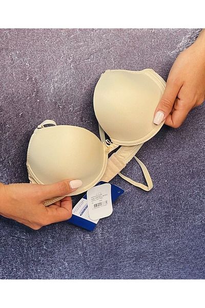 İntive Lingerie Βασικό κλασικό σουτιέν NBB Unpadded Underwire V-Neck Cut Cup - 3528