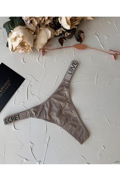 İntive Lingerie Doja Intense Stoned Love Secret Written Network Βαμβακερό Εισαγόμενο Σατέν Στινγκ