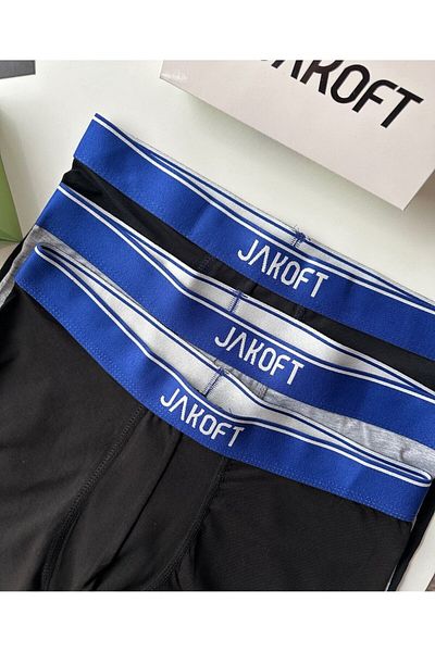 İntive Lingerie Ανδρικό μπόξερ Jakoft Ultra Comfortable Stretchy 95% βαμβακερό Triple Boxed