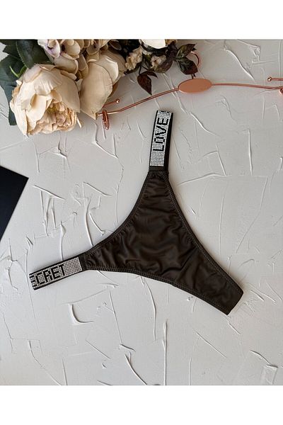 İntive Lingerie Doja Intense Stoned Love Secret Written Network Βαμβακερό Εισαγόμενο Σατέν Στινγκ