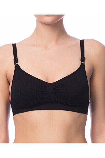 İntive Lingerie Sutien cu cupă moale fără cusături NBB Lycra - Pad detașabil,...