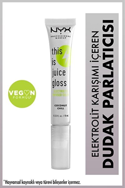 NYX Professional Makeup This Is Juice Gloss Coconut Chill