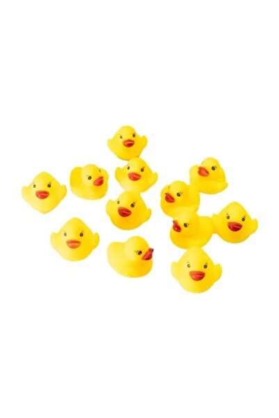 Genel Markalar Vinil Ördek 12'li Banyo Oyuncağı Novel 12 Adet