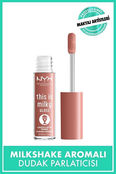 NYX Professional Makeup This Is Milky Gloss Dudak Parlatıcısı - Choco Latte S...