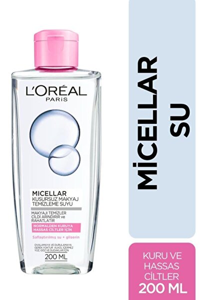 L'Oreal Paris L'oréal Paris Micellar Makyaj Temizleme Suyu 200ml - Normalden ...